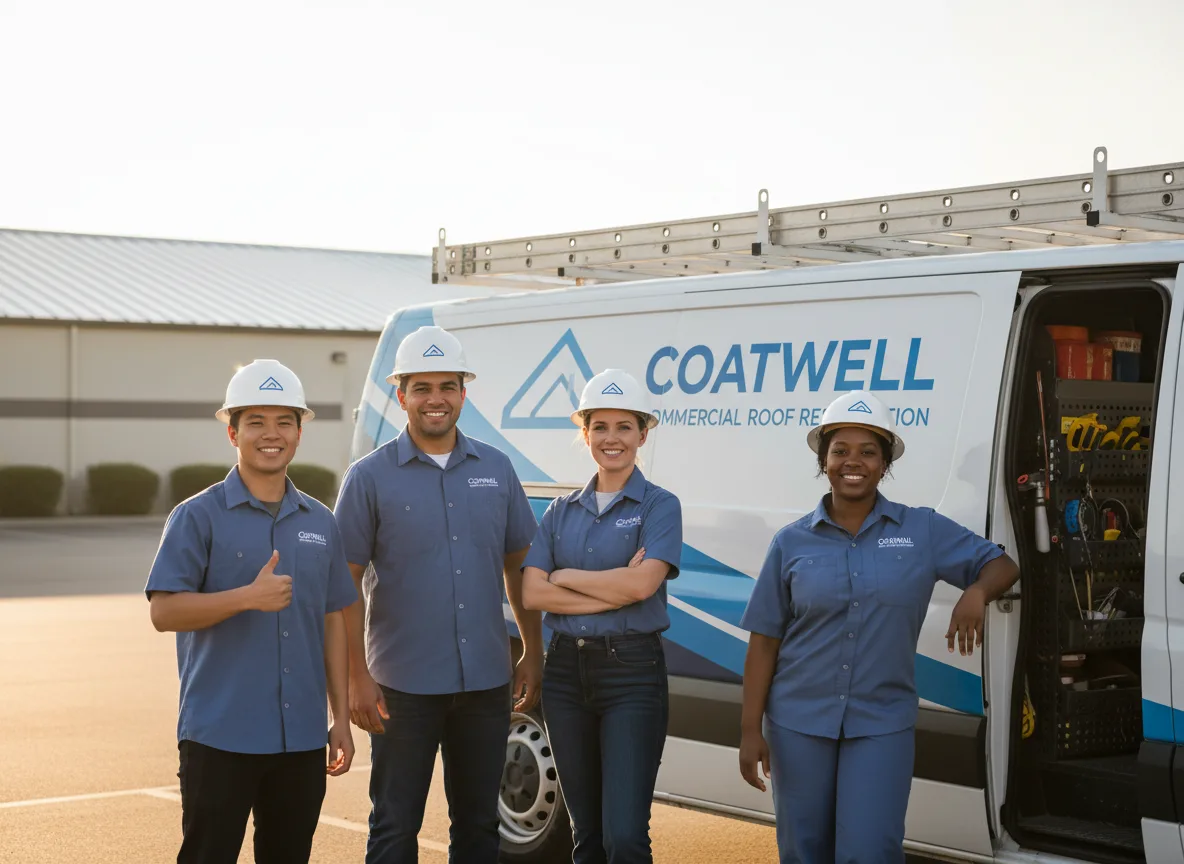 Commercial roof coating company in Rembrandt, IA